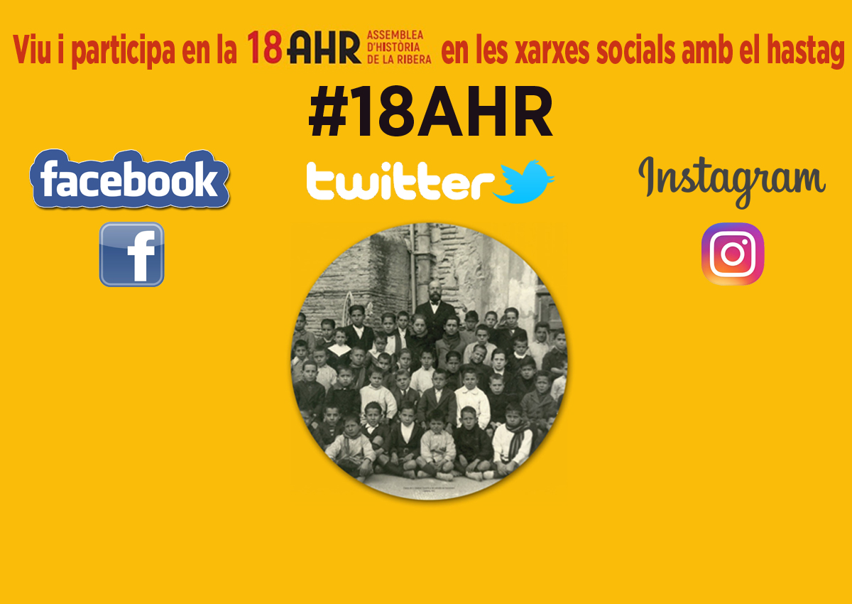 Viu i participa en la XVIII AHR en les xarxes socials amb el hastag #18AHR